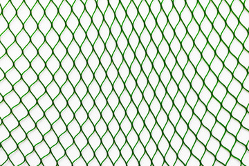 Green Net on the White Background