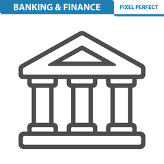 Banking & Finance Icon. EPS 8 format.