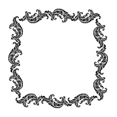 Flourishes crest calligraphic ornament. Elegant emblem monogram luxury logo.