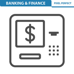 Banking & Finance Icon. EPS 8 format.