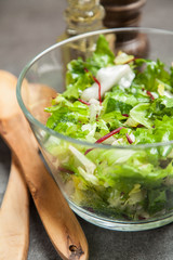 Fresh green salad