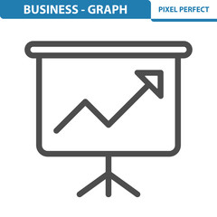 Business - Graph Icon. EPS 8 format.