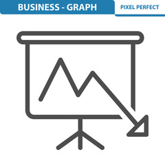 Business - Graph Icon. EPS 8 format.