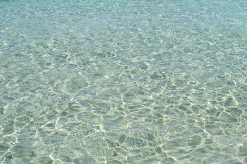 Crystall Clear Sea Water 