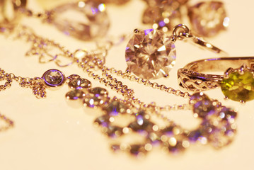 jewels of gold and silver