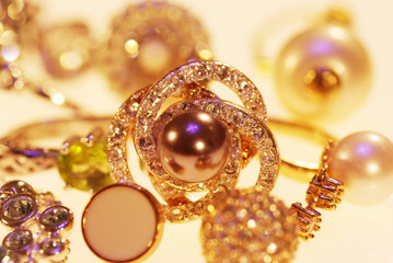 jewels of gold and silver