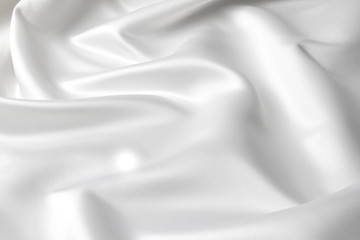 White silk fabric texture