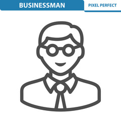 Businessman Icon. EPS 8 format.
