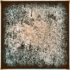 Old orange grunge background. The texture of the old rusty surface. Vintage aged paper or metal look