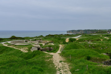 Obraz premium La pointe du Hoc, plage du débarquement
