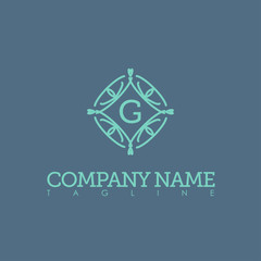 G MODERN LETTER LOGO TEMPLATE