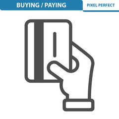 Buying / Paying Icon. EPS 8 format.