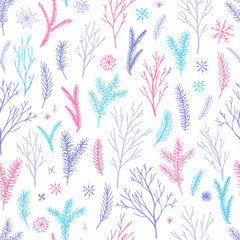 Seamless floral pattern.