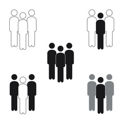 People icon set