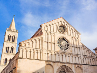 Fototapeta premium Kathedrale der heiligen Anastasia in Zadar, Kroatien
