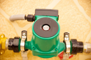 Circulation Pumps on the Background