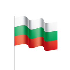 Bulgaria flag, vector illustration