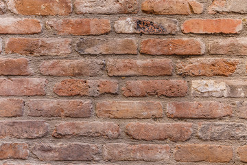 Texture of a brick wall