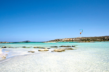 Meravigliosa spiaggia dell'isola di Creta, Elafonissi - Grecia