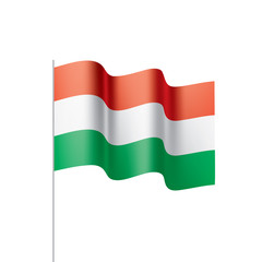 Hungary flag, vector illustration