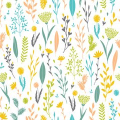 Seamless floral pattern.