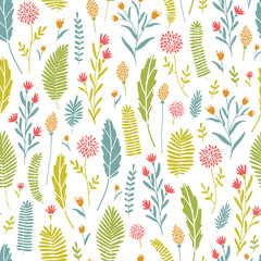 Seamless floral pattern.