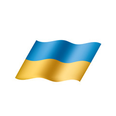 Ukraine flag, vector illustration