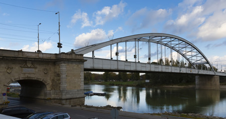 Image of Bridge on Tisza in hungarian city Szeged
