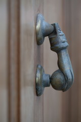 bronze door knocker