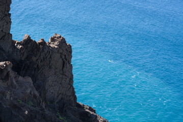 Cliff-sun-sea