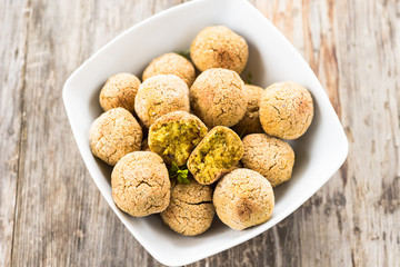 Polpette di Ceci, chickpea balls, Healthy Vegetarian Food  © Alessio Orrù