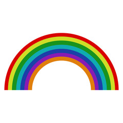 Isolated rainbow icon