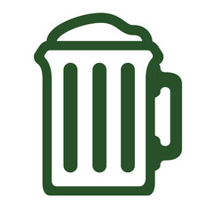 Isolated beer icon. Patrick day