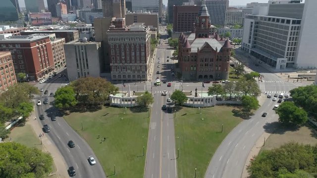 Aerial view of the Main Street, Dallas