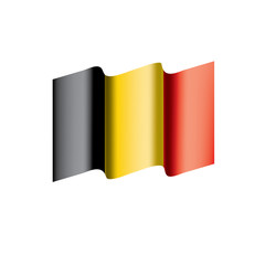 Fototapeta premium Flag of Belgium, Vector illustration