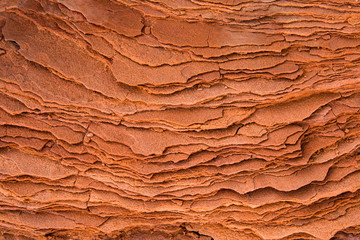 Sandstone layers