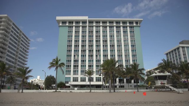 The Westin and the beach