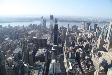 NEW YORK CITY PANORAMA AERIEN DRONE