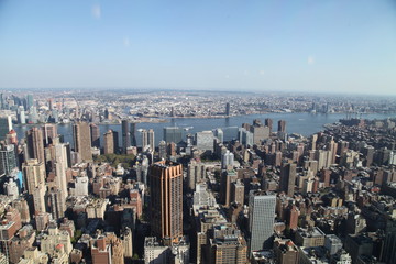 NEW YORK CITY PANORAMA AERIEN DRONE