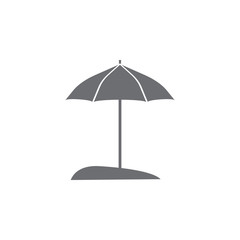 sun umbrella icon. Simple element illustration. sun umbrella symbol design template. Can be used for web and mobile