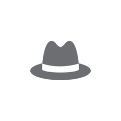 man hat icon. Simple element illustration. man hat symbol design template. Can be used for web and mobile