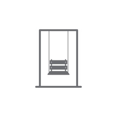 swing icon. Simple element illustration. swing symbol design template. Can be used for web and mobile