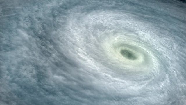 Stormy Green Eye Monster