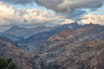 Obraz premium Al Hajar Mountains in Oman