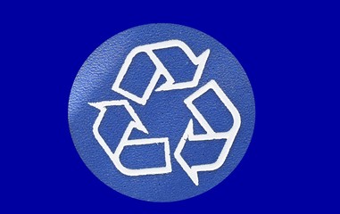 A sign and symbol for recycling