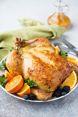 Roasted chicken for dinner