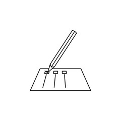 sample sheet icon. Elements of elections icon. Premium quality graphic design. Signs and symbol collection icon for websites, web design, mobile app, info graphics