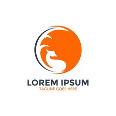 Fototapeta premium phoenix logo. bird. unique. vector illustration