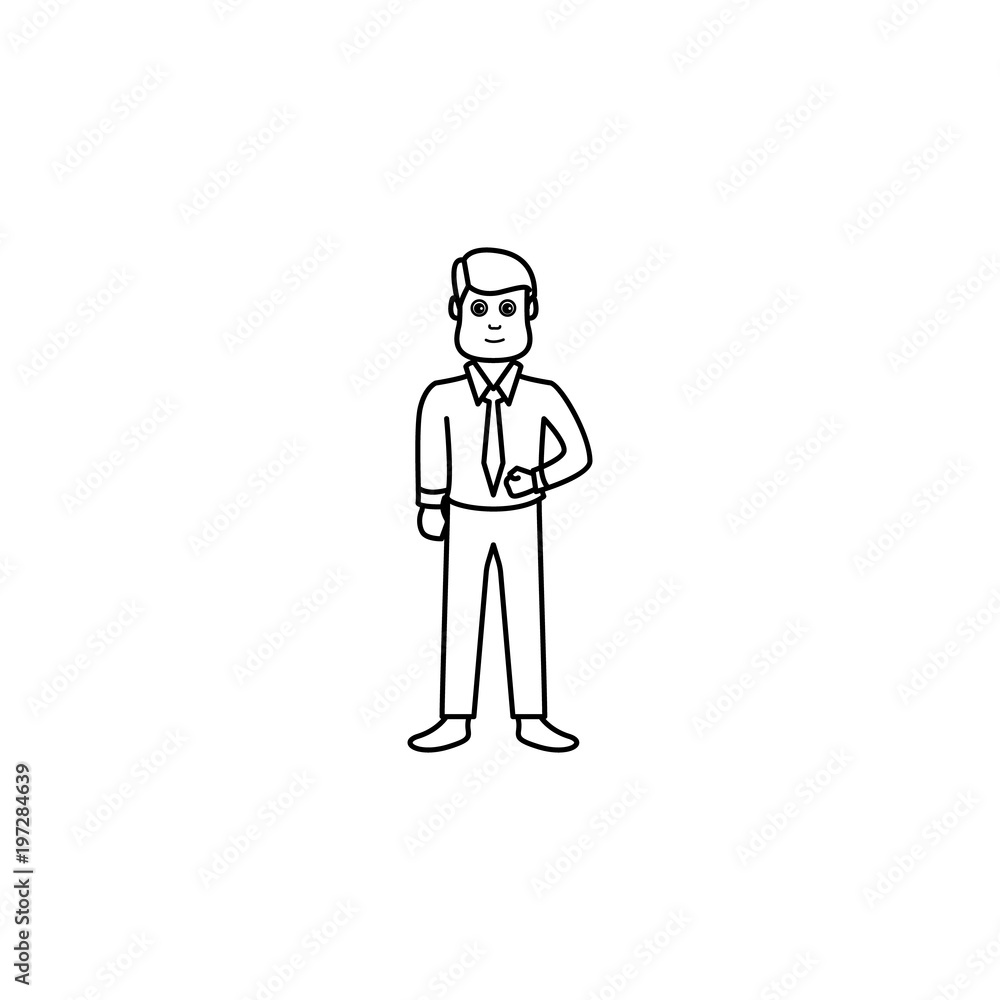 Poster the first period of maturity of men icon. element of generation icon for mobile concept and web apps