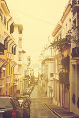 Fototapeta premium Architecture in San Juan Old City